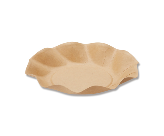 紙皿 クラフトサンプレート 15cm 25枚入画像