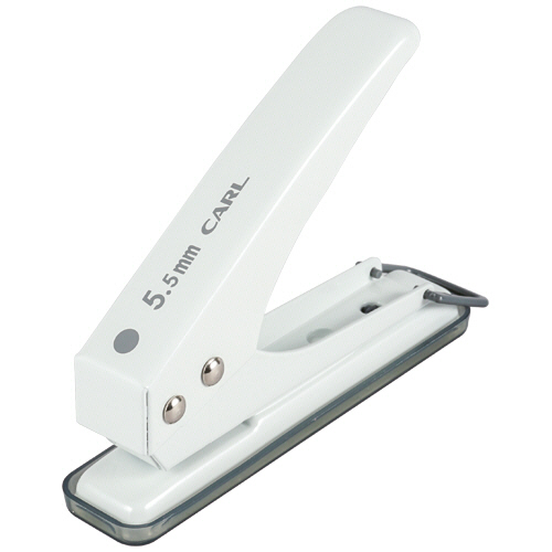 1穴ﾊﾟﾝﾁ 穴径5.5mm ﾎﾜｲﾄ 1台画像