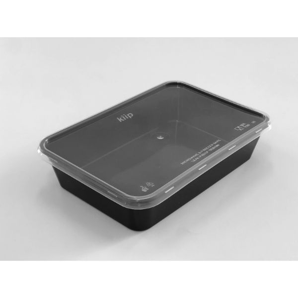 保存容器 キープスラッパー1000ml Black 25個パック ミヤゲン画像