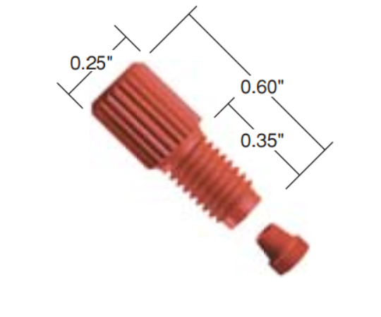 VACUTIGHT　フィッティング　W/P-840　Short　Headless　Nuts(10pk)画像