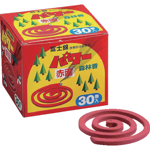 児玉兄弟商会　虫よけ線香　富士錦パワー森林香３０巻入画像