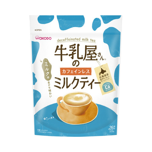 牛乳屋さんのカフェインレスミルクティー　３２０ｇ画像