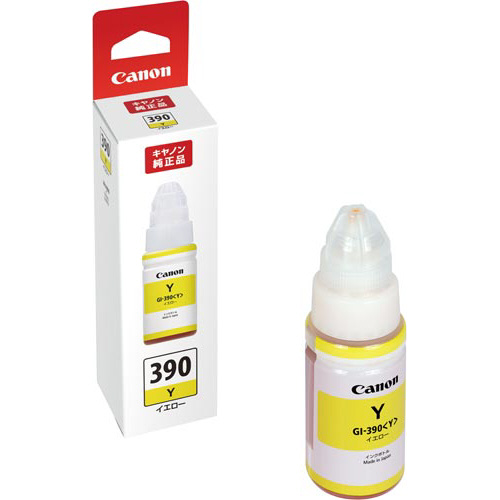 純正インクボトル　ＧＩ－３９０Ｙ　イエロー画像