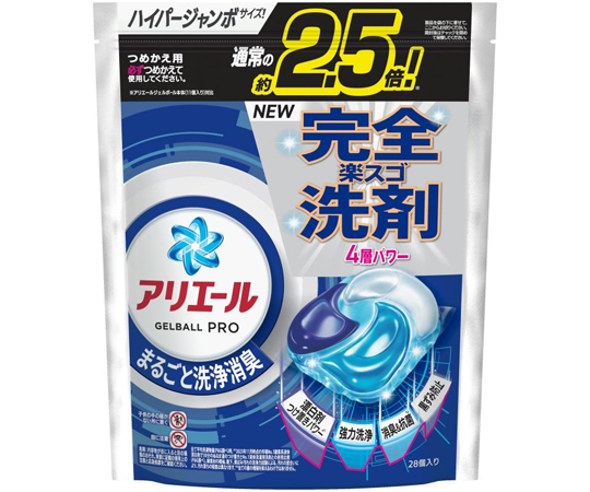 アリエールジェルボールプロ つめかえ ハイパージャンボサイズ 28個入