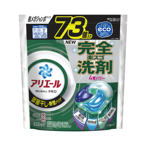 アリエールジェルボールプロ　部屋干し用　替７３個