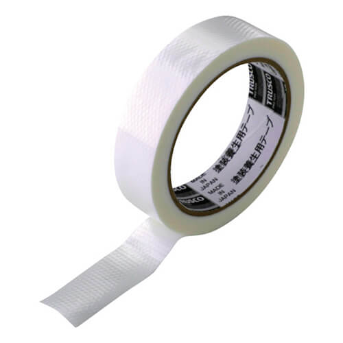 トラスコ中山 塗装養生用テープ ホワイト 25mm×25m TYT2525W画像