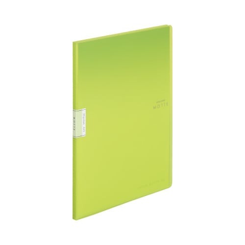 クリヤーブックモッテＡ４縦　２０Ｐ　黄緑画像
