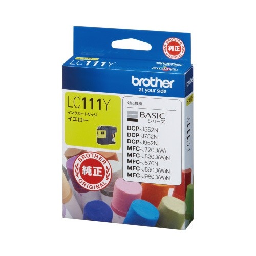 純正インク　ＬＣ１１１Ｙ　イエロー画像