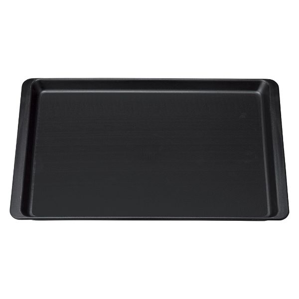 お盆 M44-408 長角盆 390×273 ブラック ノンスリップ マイン画像