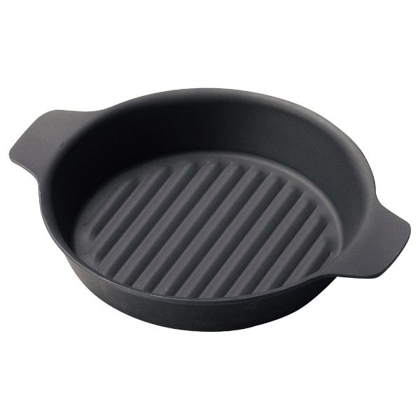 ステーキ関連用品 M20-729 鉄製グラタン皿(大) 波 マイン画像