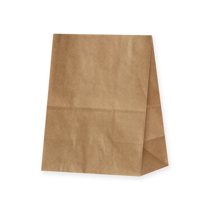 ＸＺＴ５５３０３　耐油角底袋　Ｈ３００　茶無地