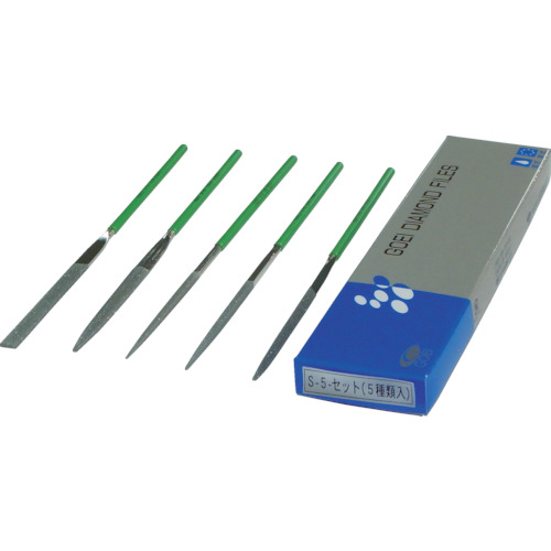 DIAヤスリ　5点セット　S-5　1セット画像