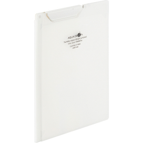 AQUA DROPs ｸﾘｯﾌﾟﾌｧｲﾙ A5 乳白 1枚画像