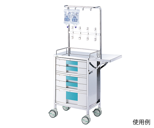 コンパクト点滴処置車 526×368×1557mm画像