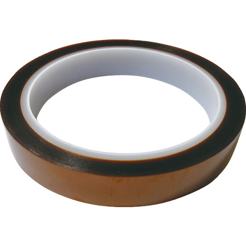 ﾎﾟﾘｲﾐﾄﾞ粘着ﾃｰﾌﾟ 15mm×33m 茶褐色 1巻画像