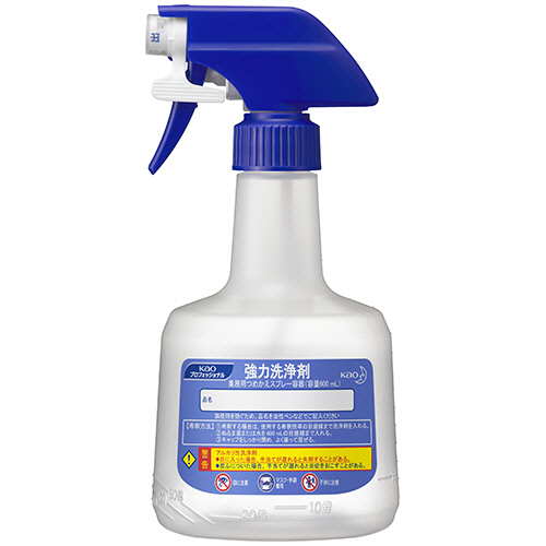 強力洗浄剤 業務用つめかえｽﾌﾟﾚｰ容器 ﾛｯｸ付き 600mL 1個画像