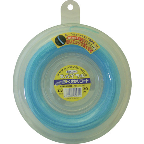 ｽﾊﾟｲﾗﾙｺｰﾄﾞ 2.8mm×30m 1個画像