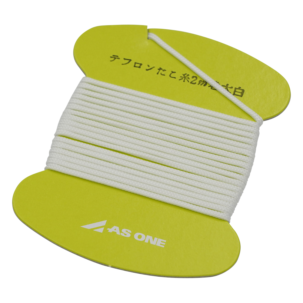 キングフッ素樹脂たこ糸　2m巻太　白画像