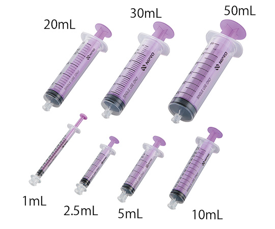 ENシリンジ（キャップなし） 電子線滅菌（個包装） 10mL 100本入 DS10ML-IS3画像