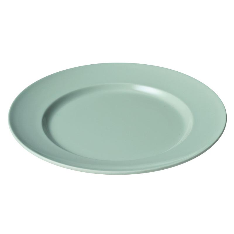 メラミン食器 青磁 CS-21 平皿リム型9吋 エンテック画像