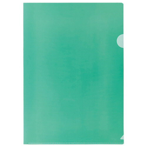 ｶﾗｰｸﾘｱﾎﾙﾀﾞｰ 薄型ｴｺﾉﾐｰﾀｲﾌﾟ A4ｸﾞﾘｰﾝ 厚さ0.15mm 1ｾｯﾄ(30枚:10枚×3ﾊﾟｯｸ)画像