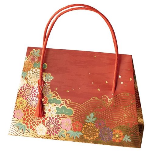 ラッピング用品 和風フラップペーパーバッグ-1(20枚) ヘッズ画像