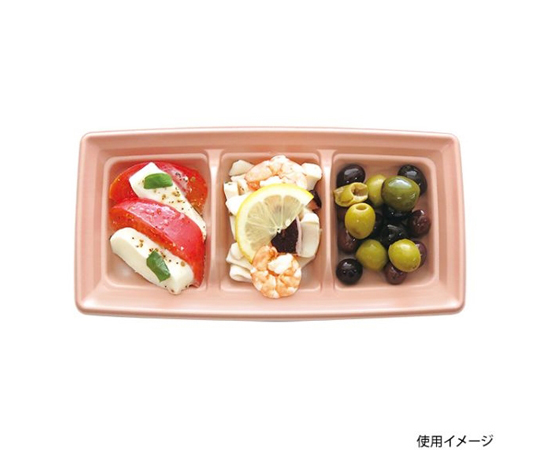 惣菜容器 CT沙楽 KS24-12A NP-BK 身 800枚 黒いプラスチック製の容器が整然と並んでいる様子