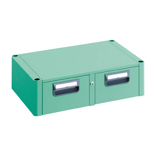 ﾌｪﾆｯｸｽﾜｺﾞﾝ 2列引出 600×400 YG色 1台