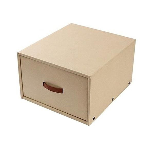 収納ケース 約 幅39×奥行45×高さ25cm クラフト衣装ケース クローゼット用 引き出し 取っ手付き画像