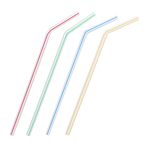 HEIKO ﾌﾚｷｼﾌﾞﾙｽﾄﾛｰ 6mm×21cm 裸 ｽﾄﾗｲﾌﾟ 1ｾｯﾄ(6000本:200本×30ﾊﾟｯｸ)画像