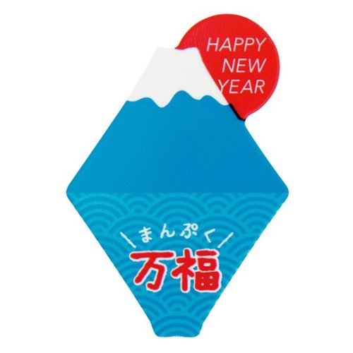 スウィーツ用品 ハッピーニューイヤーケーキピック-フジサン(100枚) ヘッズ画像
