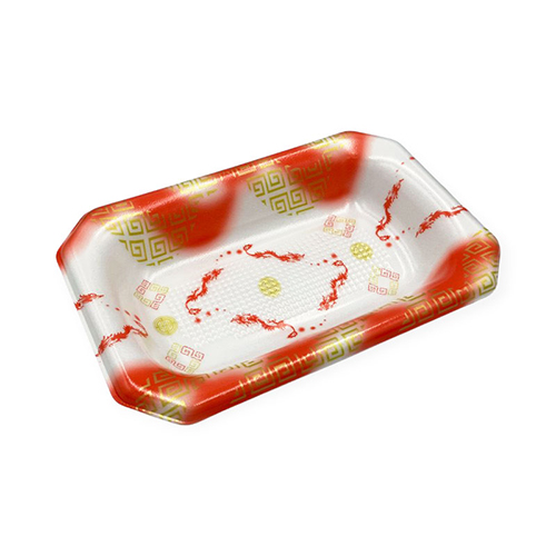 中央化学 軽食容器 デリカッテ 18-12 なるとR 本体 発泡画像