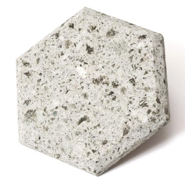 洋食卓上用品 大谷石コースター 1等品 六角 面取り トーダイ画像