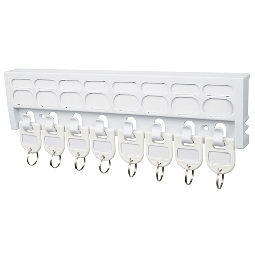 ｷｰﾊﾝｶﾞｰ 8個吊 ﾎﾜｲﾄ 1個画像