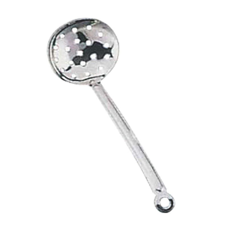 調理道具 18-8食道楽 穴明お玉 中画像