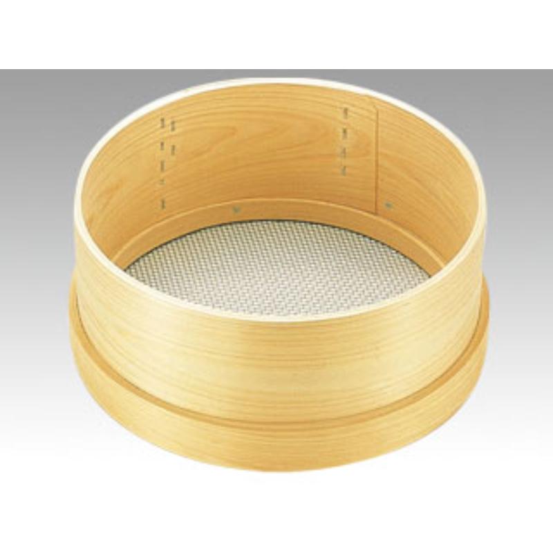 麺用品 木枠パン粉フルイ(6.5メッシュ) 8寸画像