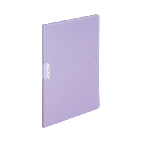 クリヤーブックモッテＡ４縦　２０Ｐ　紫画像