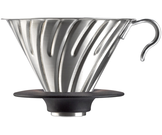 V60メタルドリッパー・ヘアラインシルバー画像