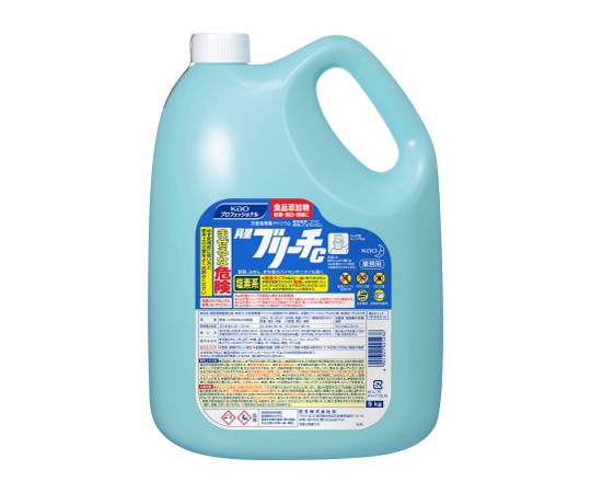除菌・漂白剤 月星ブリーチC 5kg 業務用 塩素系（食品添加物）197486 1ケース（3本入）画像