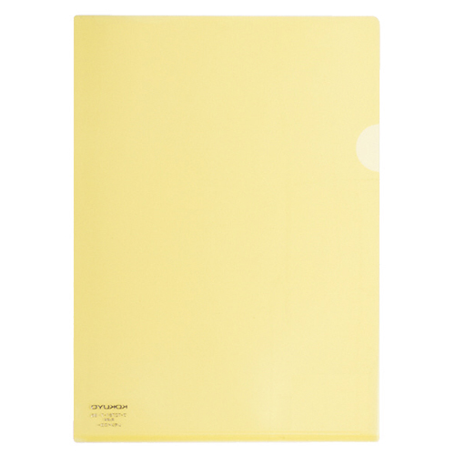 ｸﾘﾔｰﾎﾙﾀﾞｰ ｽｰﾊﾟｰｸﾘﾔｰ10(ﾃﾝ) B5 ﾚﾓﾝｲｴﾛｰ 1ｾｯﾄ(5枚)画像