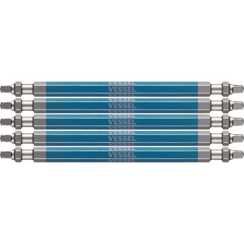 剛彩ﾋﾞｯﾄ (両頭ｽｸｴｱ) SQ3×110mm 1ﾊﾟｯｸ(5本)画像