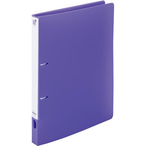 リングファイル　スマートスリム　パープル　１０冊画像