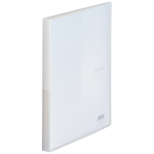 soeru ｸﾘﾔｰﾌﾞｯｸ A4ﾀﾃ 40ﾎﾟｹｯﾄ 背幅20mm ﾌﾛｽﾄｸﾘﾔｰ 1冊画像