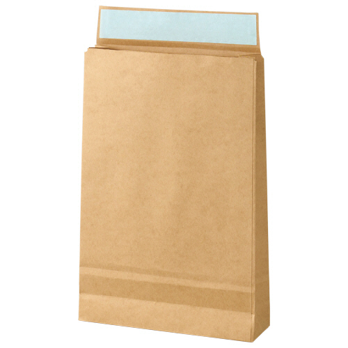 宅配袋 特小 茶 ﾃｰﾌﾟ付 1ﾊﾟｯｸ(100枚)画像