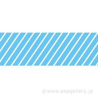 ビニール幕 ストライプ（青）画像