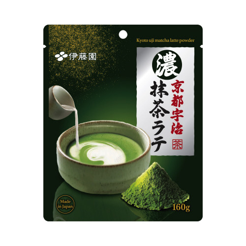 濃い京都宇治抹茶ラテ１６０ｇ画像