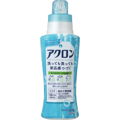 ｱｸﾛﾝ ﾅﾁｭﾗﾙｿｰﾌﾟの香り(微香性) 本体 450mL 1本画像