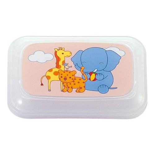 食器 B-304B [本体]イエロー10 [蓋]透明・ピュアフレンドB タカギ産業 鮮やかなイエローの本体と透明な蓋が重なった状態