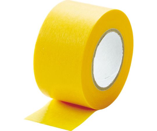 建築塗装用マスキングテープ　幅30mm長さ18m　4巻入　イエロー画像