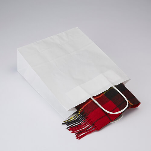 どんなシーンでも使える！シンプルな白無地の紙袋